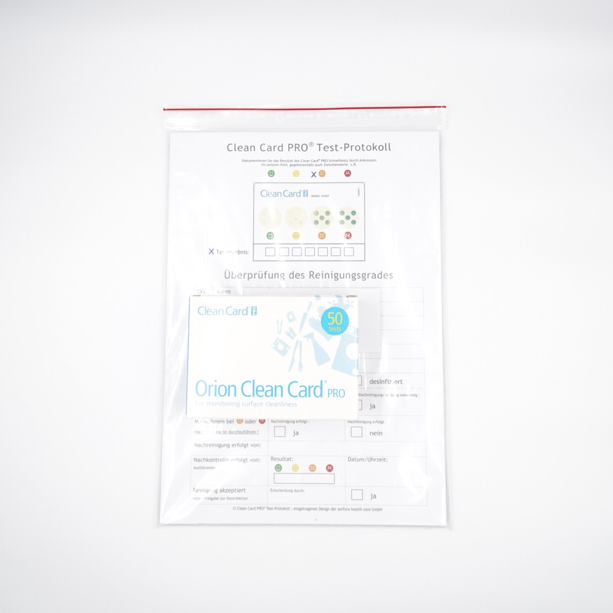 Clean Card® Pro Testprotokoll